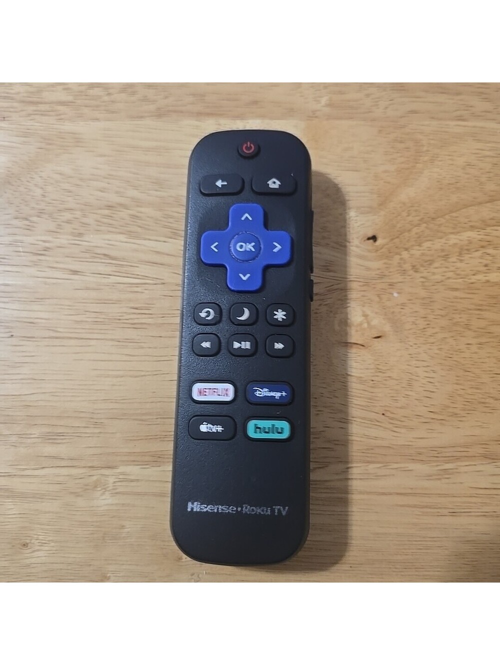 Hisense RC-ALIR HU-RCRUS-23 Roku TV Original Remote Netflix-Disney-Apple TV-Hulu
